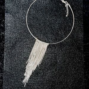 Silver chain necklace